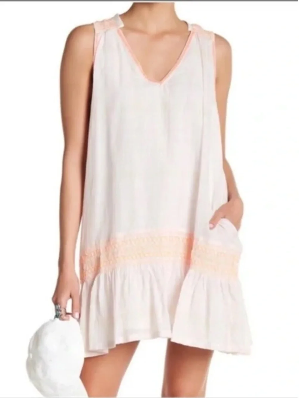 Free People Run With Me Pastel Plaid Mini Dress